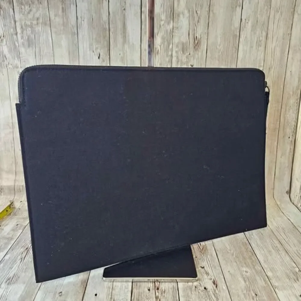 Valentino black large pouch laptop bag NWOT